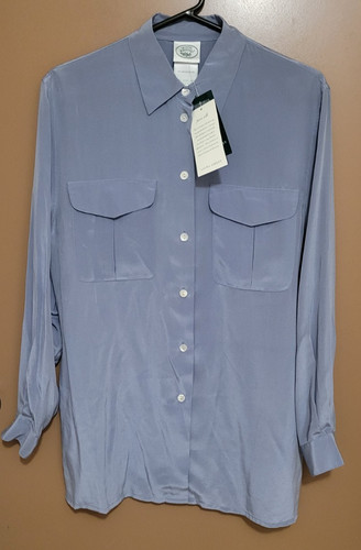 Laura ashley silk blouse top - silk,