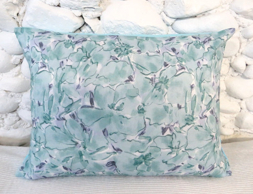 Cushion cover floral green - cover,, floral,