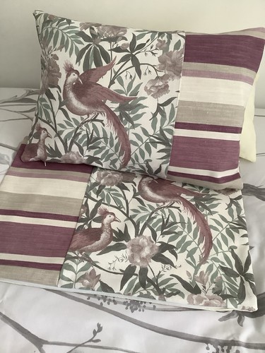 Laura ashley fabric cushion - 2,